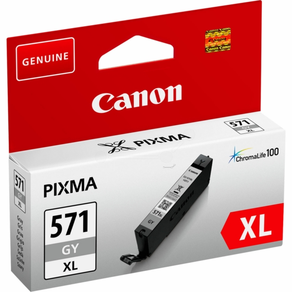 Canon 0335 C 001 CLI-571 GYXL Tinte Gray