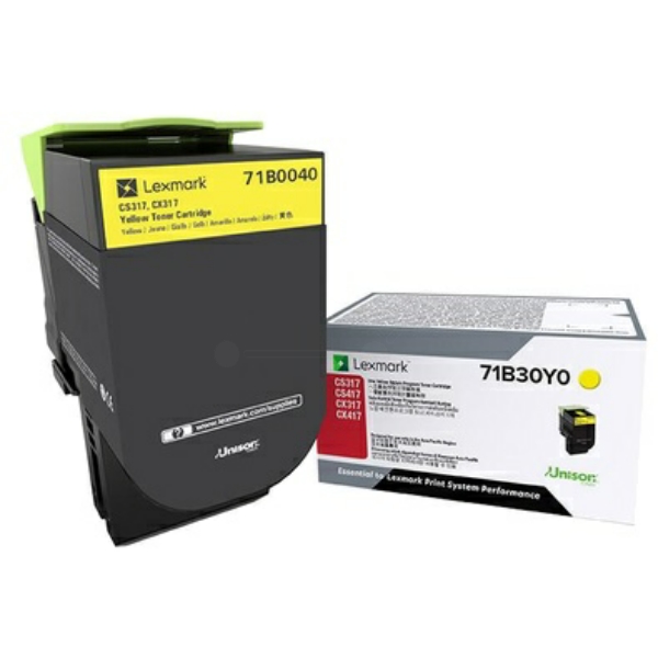 Lexmark 71B0040 Toner Yellow