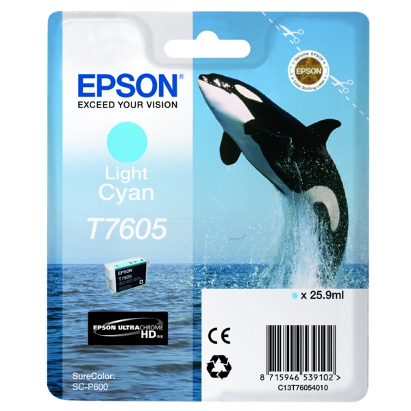 Epson C 13 T 76054010 T7605 Tinte Photo Cyan