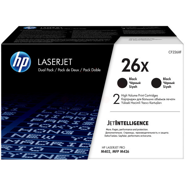HP CF 226 XD 26X Toner Black VE 2