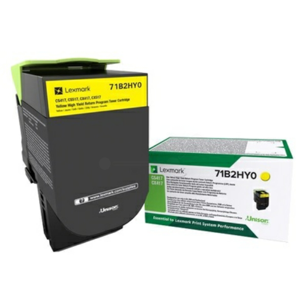 Lexmark 71B2HY0 Toner Yellow