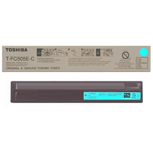 Toshiba 6AJ00000135 T-FC 505 E-C Toner Cyan