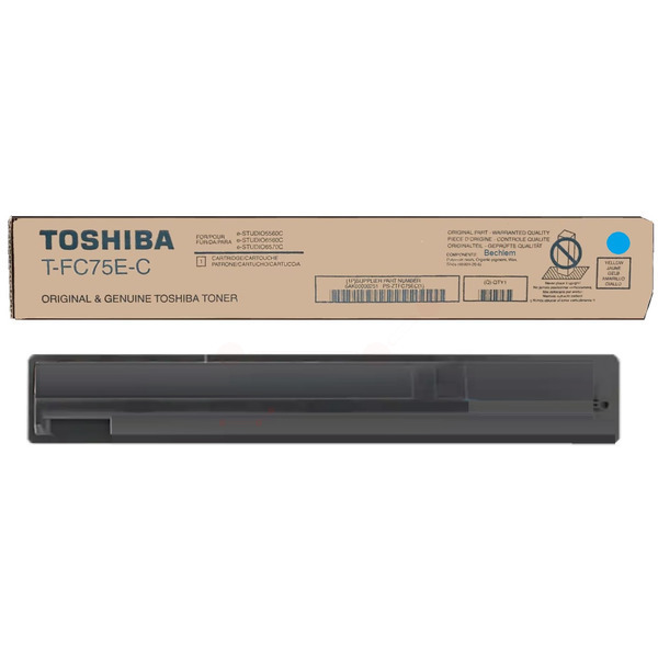Toshiba 6AK00000251 T-FC 75 EC Toner Cyan