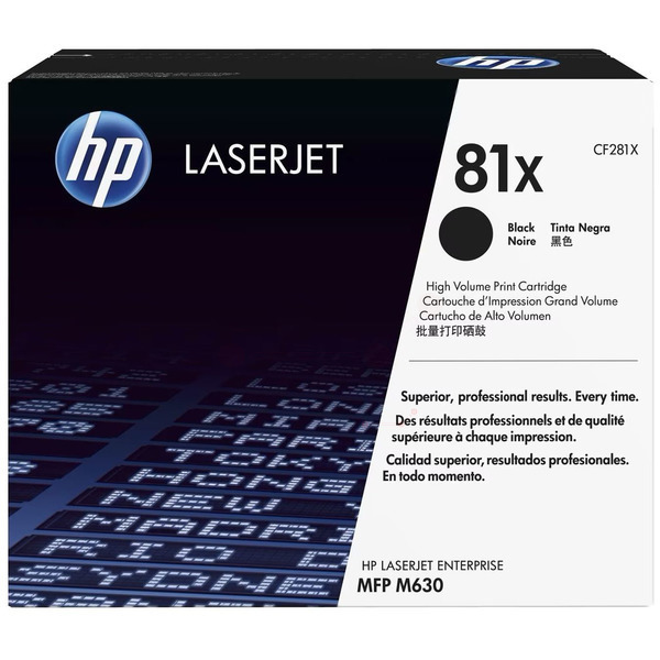 HP CF 281 X 81X Toner Black