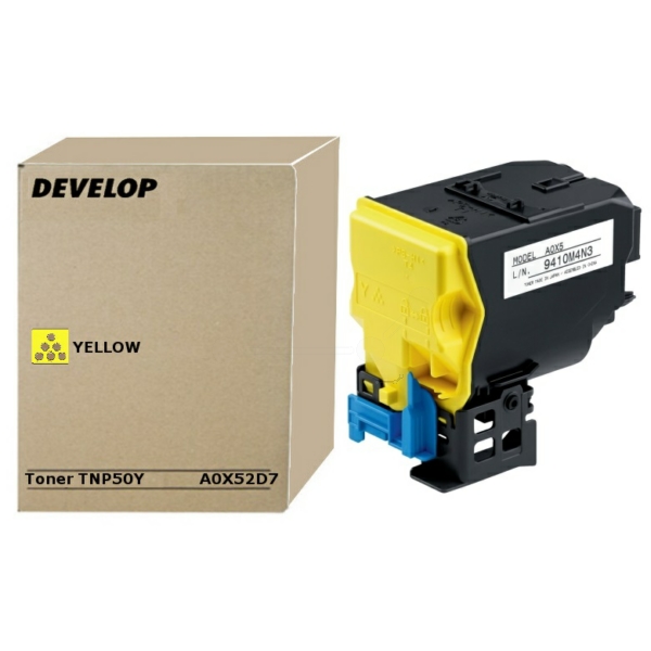 Develop A0X52D7 TNP-50 Y Toner Yellow