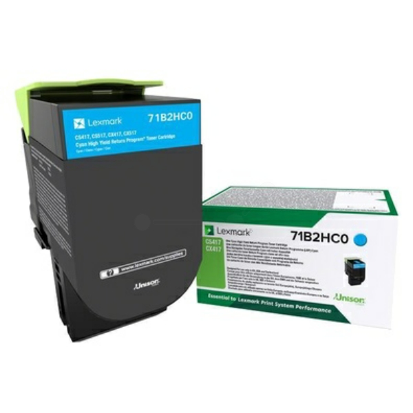Lexmark 71B2HC0 Toner Cyan