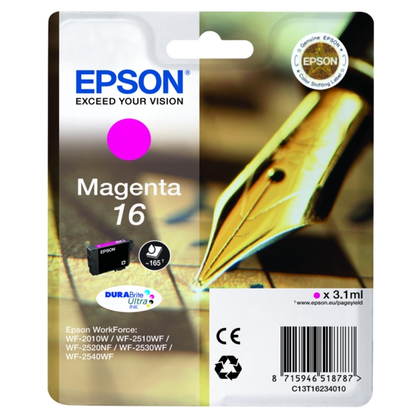 Epson C 13 T 16234012 16 Tinte Magenta
