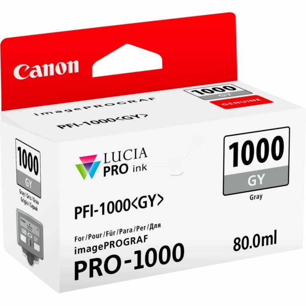 Canon 0552 C 001 PFI-1000 GY Tinte Gray
