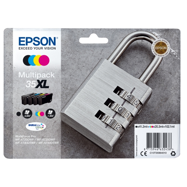 Epson C 13 T 35964010 35XL Tinte CMYK VE 4