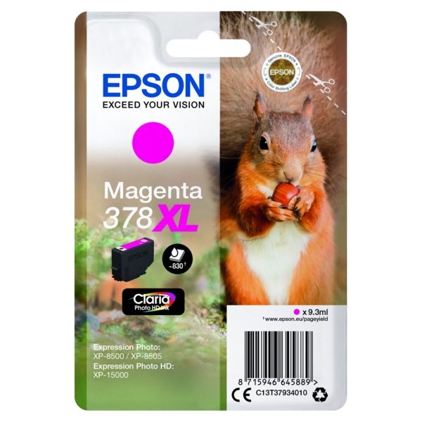 Epson C 13 T 37934010 378XL Tinte Magenta