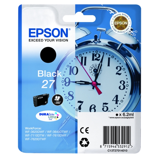 Epson C 13 T 27014012 27 Tinte Black