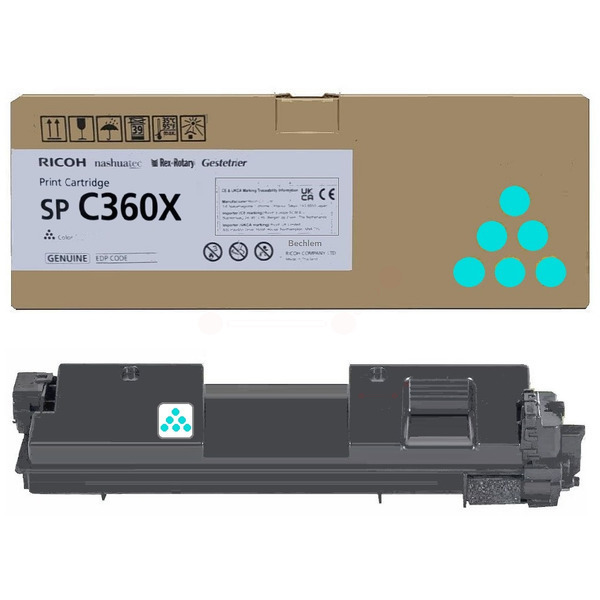Ricoh 408251 SPC360X Toner Cyan