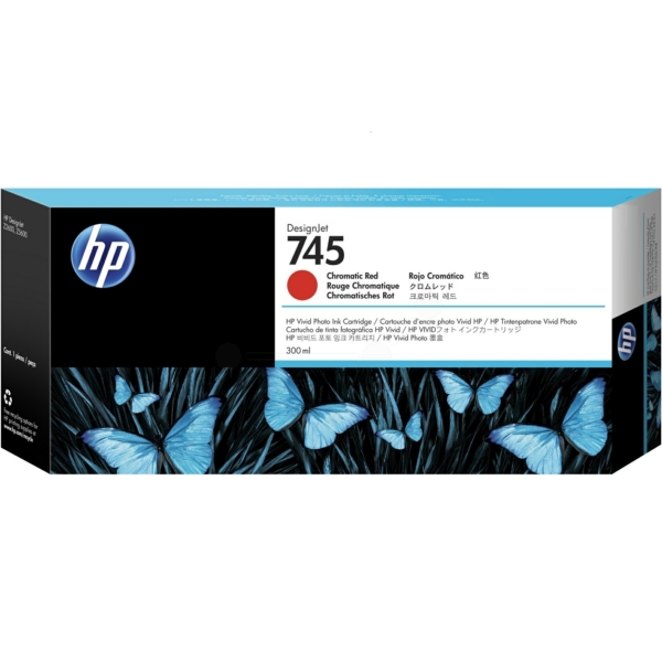 HP F9K06A 745 Tinte Red