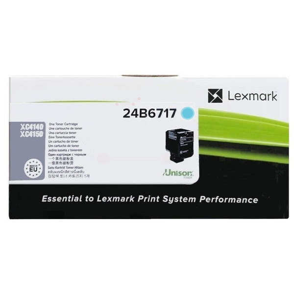 Lexmark 24 B 6717 Toner Cyan