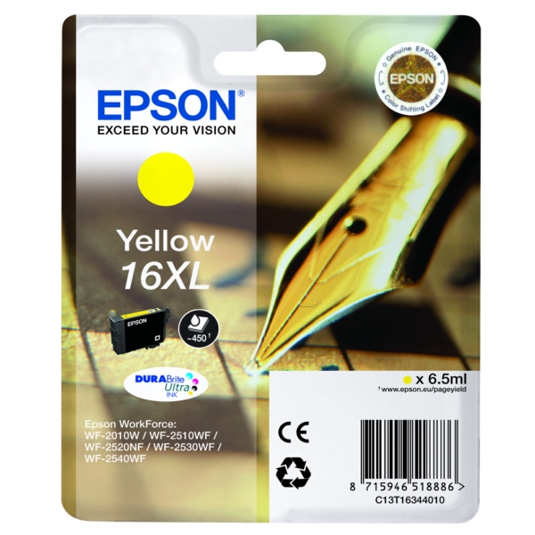 Epson C 13 T 16344012 16XL Tinte Yellow