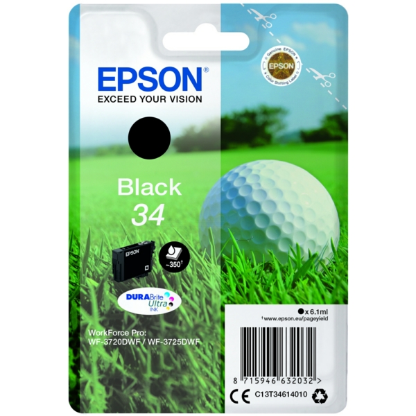 Epson C 13 T 34614010 34 Tinte Black