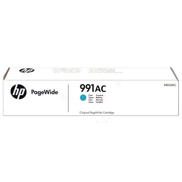 HP X4D10AC 991AC Tinte Cyan