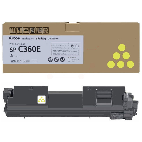 Ricoh 408191 SPC360E Toner Yellow