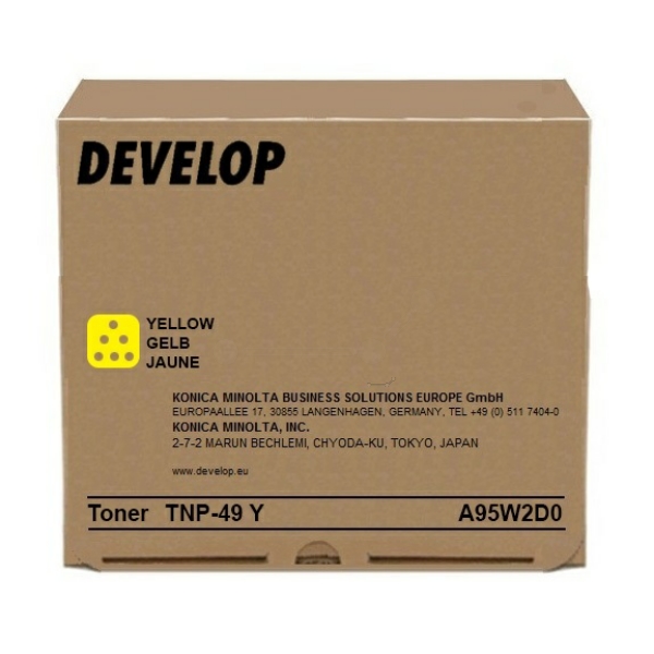 Develop A95W2D0 TNP-49 Y Toner Yellow