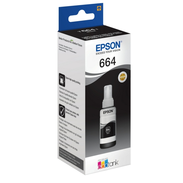 Epson C 13 T 664140 664 Tinte Black