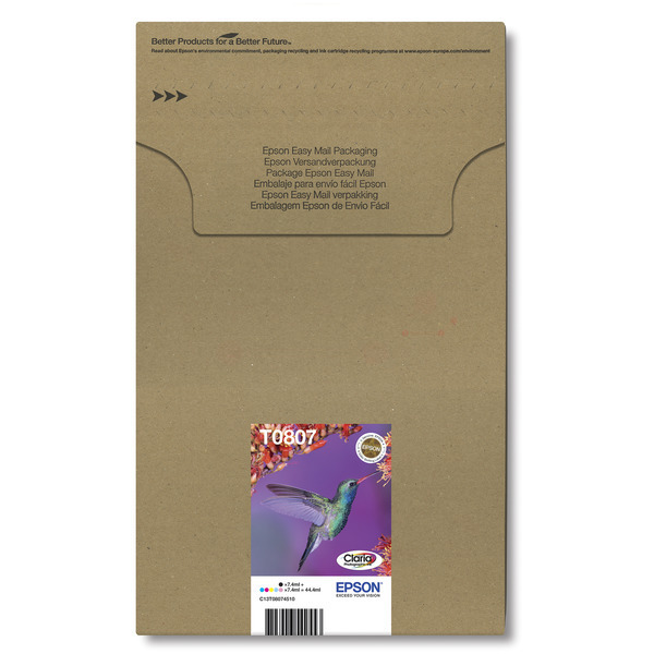 Epson C 13 T 08074510 T0807 Tinte CMYK + PC + PM VE 6
