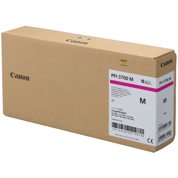Canon 6446 C 001 PFI-3700 M Tinte Magenta