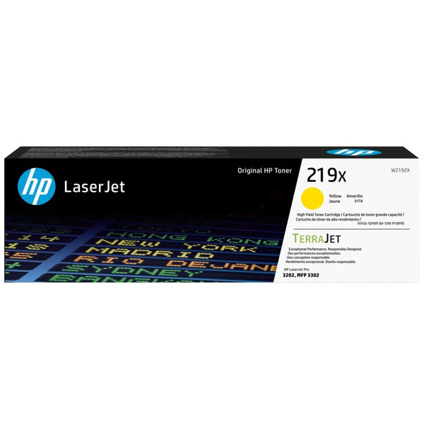 HP W 2192 X 219X Toner Yellow