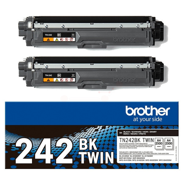 Brother TN-242 BK TWIN Toner Black VE 2