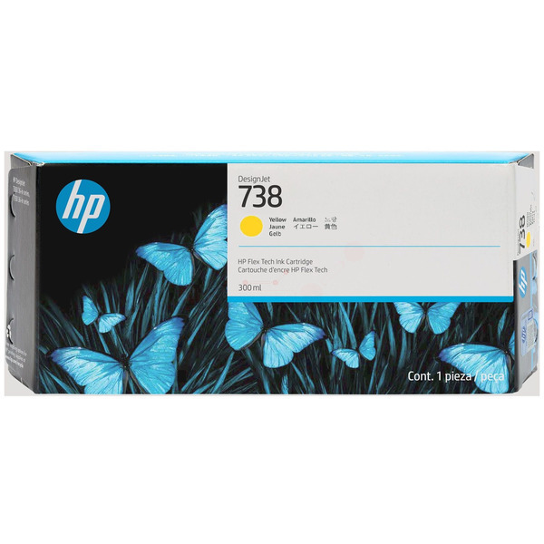 HP 676M8A 738 Tinte Yellow