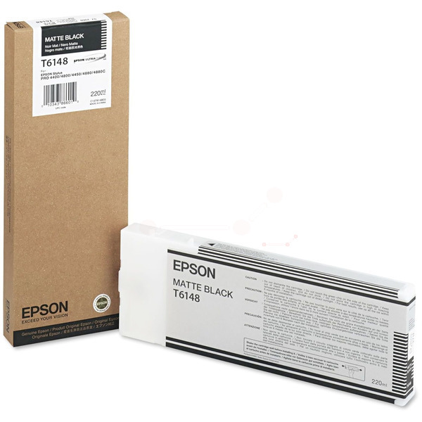 Epson C 13 T 61480N T6148 Tinte Matte Black