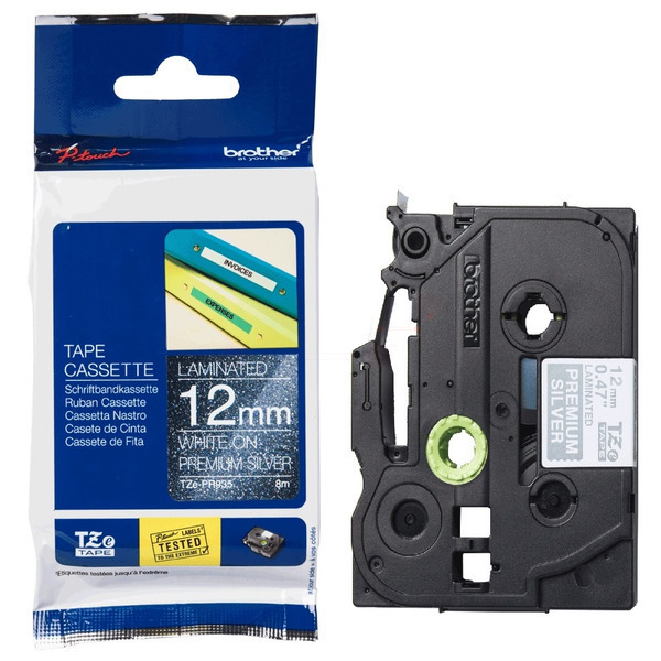Brother TZE-PR 935 P-Touch Farbband Black + Silver