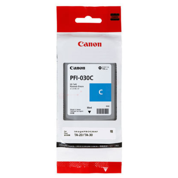 Canon 3490 C 001 PFI-030 C Tinte Cyan
