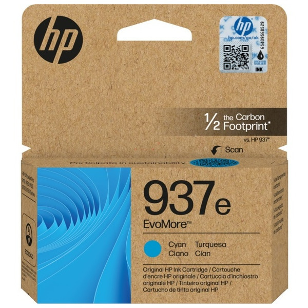 HP 4S6W6NE 937E Tinte Cyan