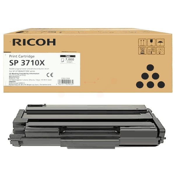 Ricoh 408285 SP-3710 X Toner Black