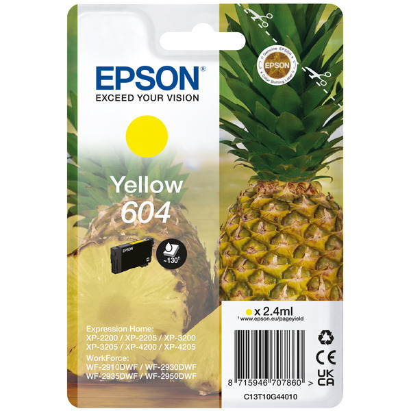 Epson C 13 T 10G44010 604 Tinte Yellow
