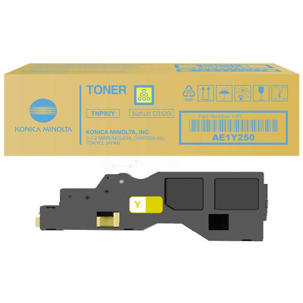 Konica Minolta AE1Y250 TNP-92 Y Toner Yellow