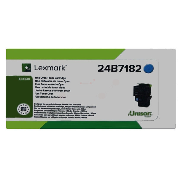 Lexmark 24 B 7182 Toner Cyan