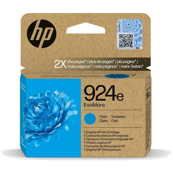 HP 4K0U7NE 924E Tinte Cyan