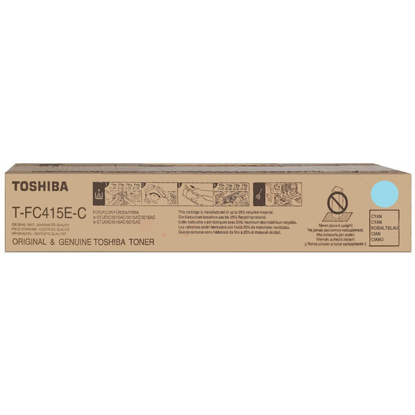 Toshiba 6AJ00000172 T-FC 415 EC Toner Cyan