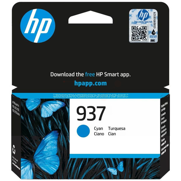 HP 4S6W2NE 937 Tinte Cyan