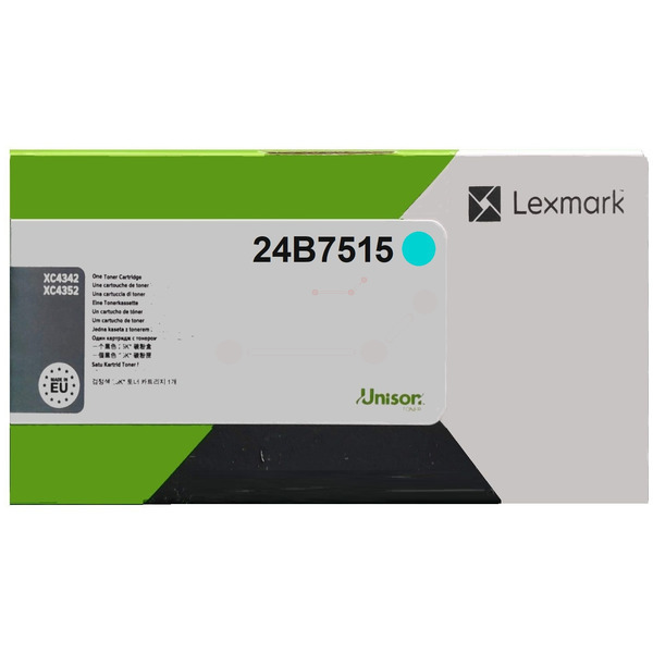 Lexmark 24 B 7515 Toner Cyan