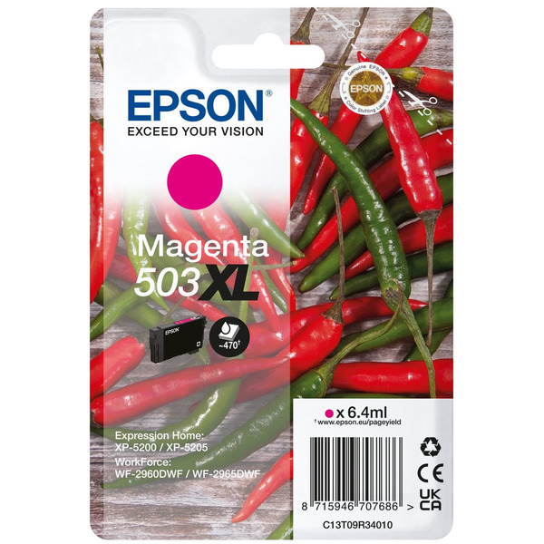 Epson C 13 T 09R34010 503XL Tinte Magenta