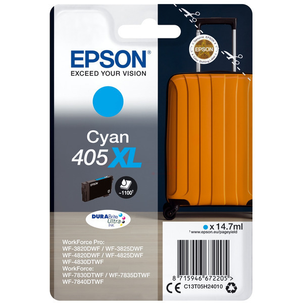 Epson C 13 T 05H24010 405 XL Tinte Cyan