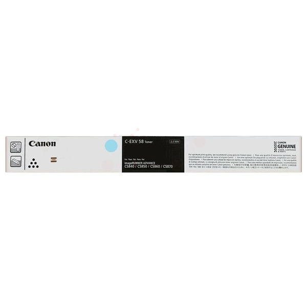 Canon 3764 C 002 C-EXV 58 C Toner Cyan