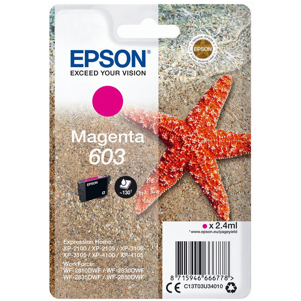 Epson C 13 T 03U34010 603 Tinte Magenta