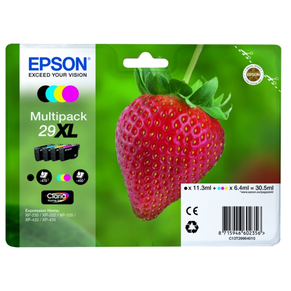 Epson C 13 T 29964511 29XL Tinte CMYK VE 4