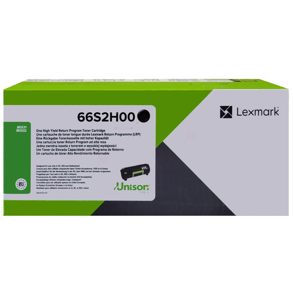 Lexmark 66S2H00 Toner Black
