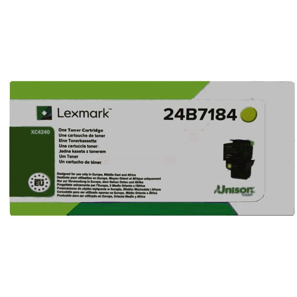 Lexmark 24 B 7184 Toner Yellow