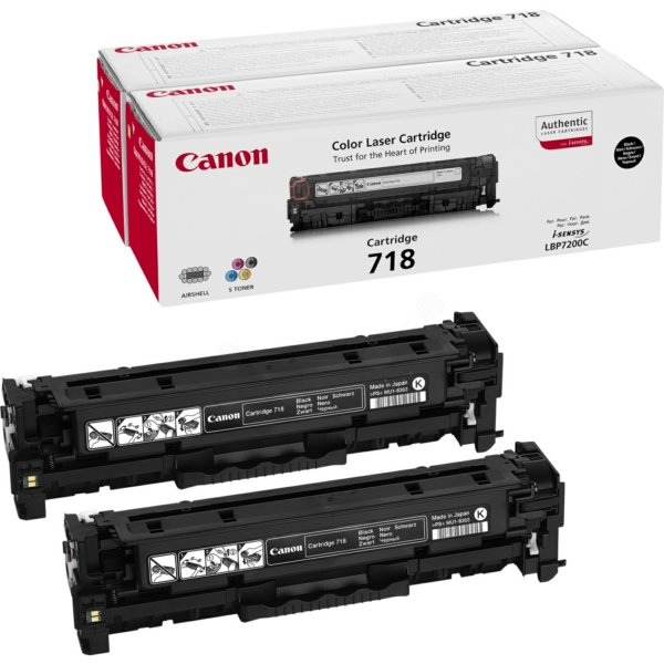 Canon 2662 B 017 718BKVP Toner Black VE 2