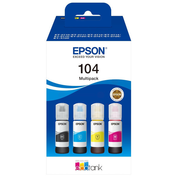 Epson C 13 T 00P640 104 Tinte CMYK VE 4
